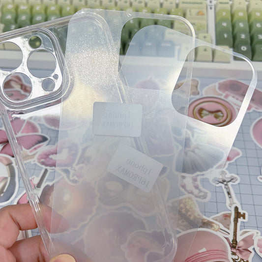 Clear Phone Inner Lining Back Card