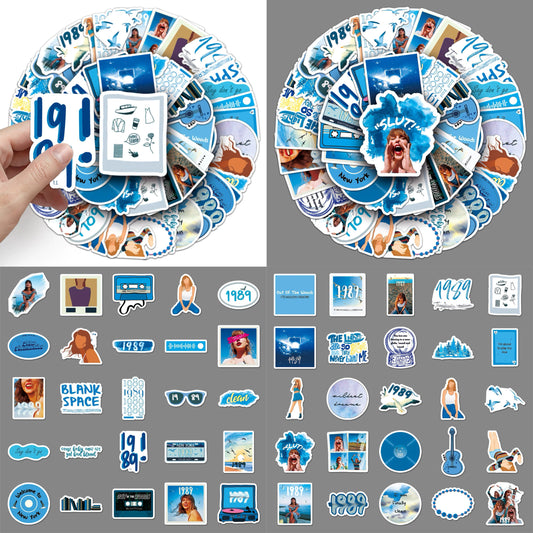 50 Pcs Non-repetitive Stickers
