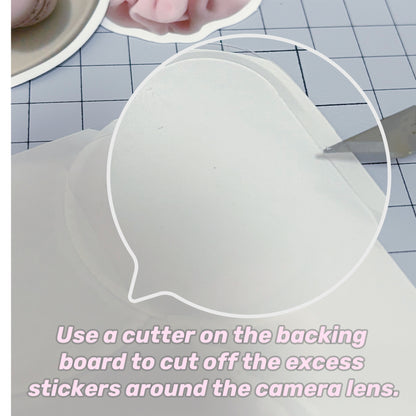 Clear Phone Inner Lining Back Card