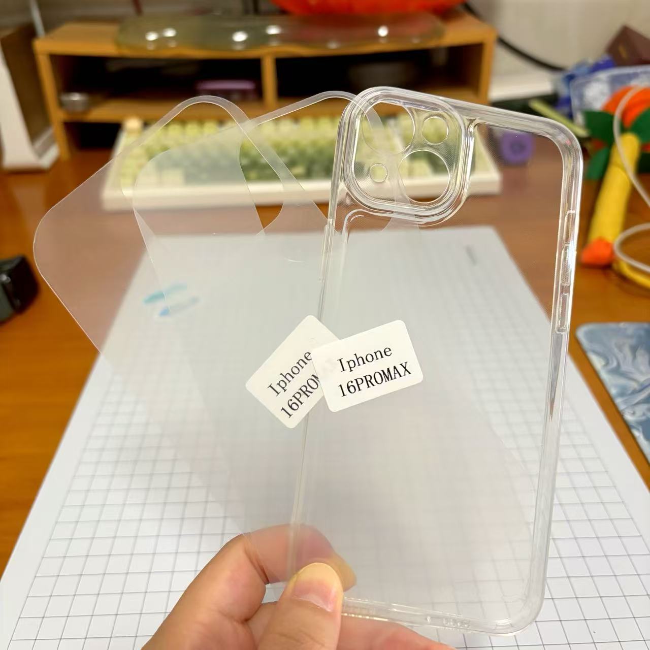Clear Phone Inner Lining Back Card