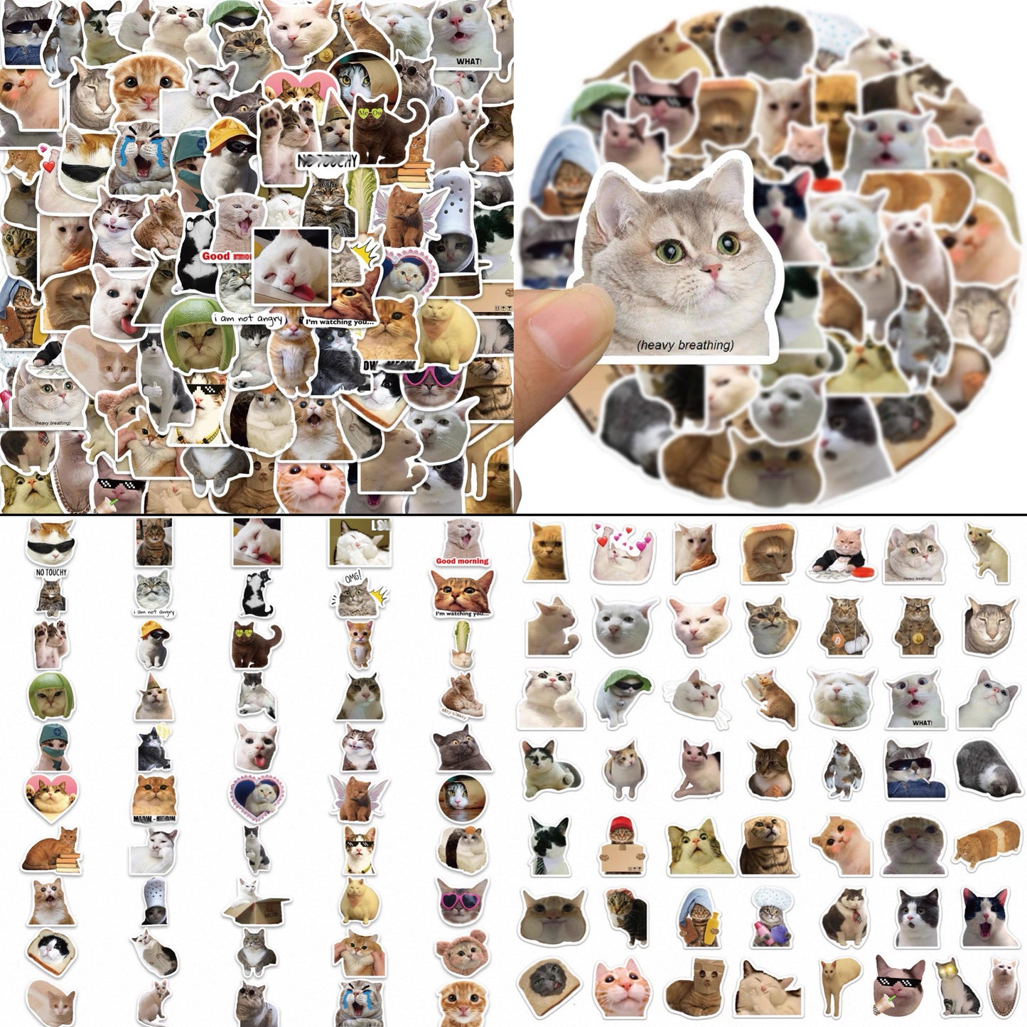 50 Pcs Non-repetitive Stickers