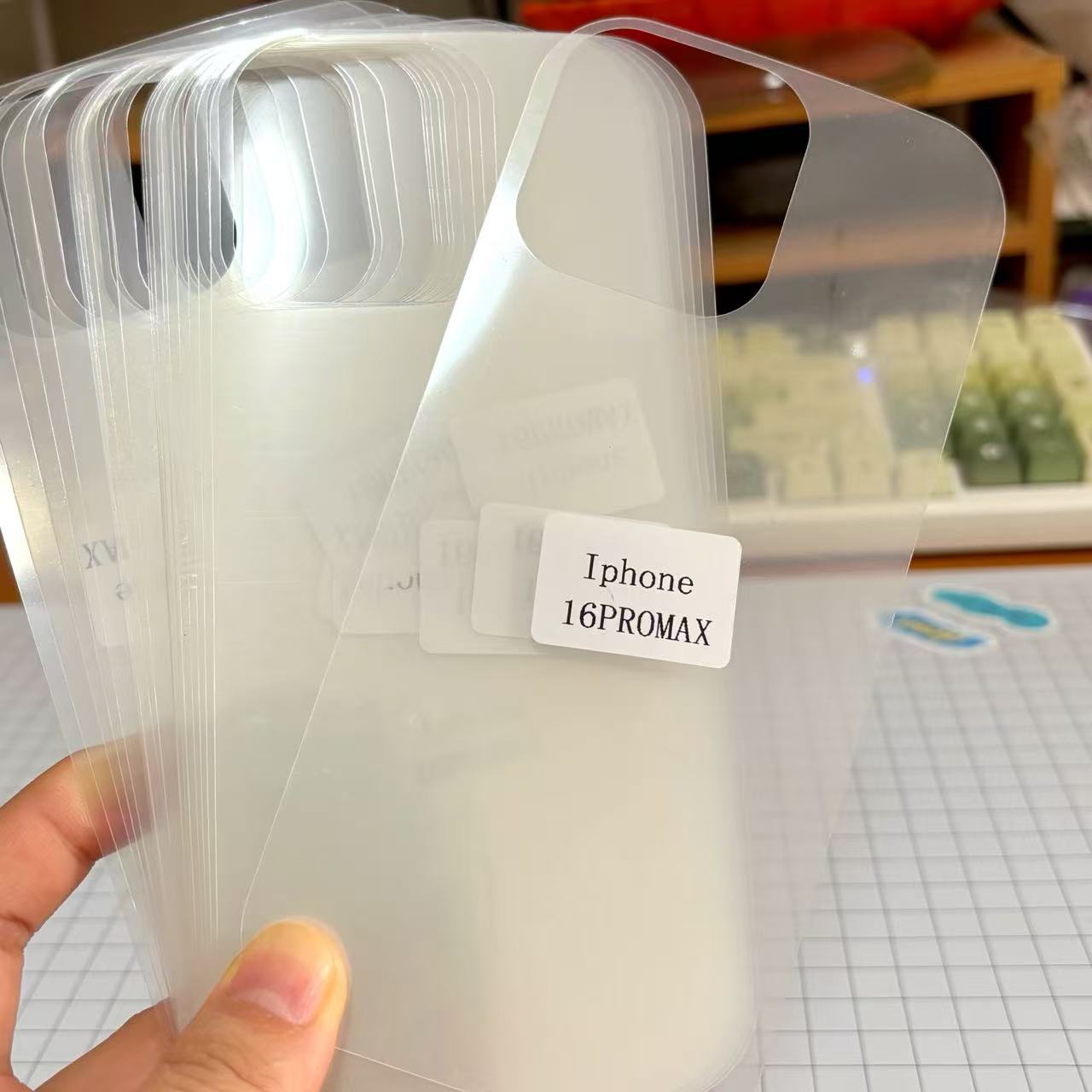 Clear Phone Inner Lining Back Card